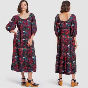 RACHEL COMEY for Target Floral-Print Volume 3/4-Sleeve Dress